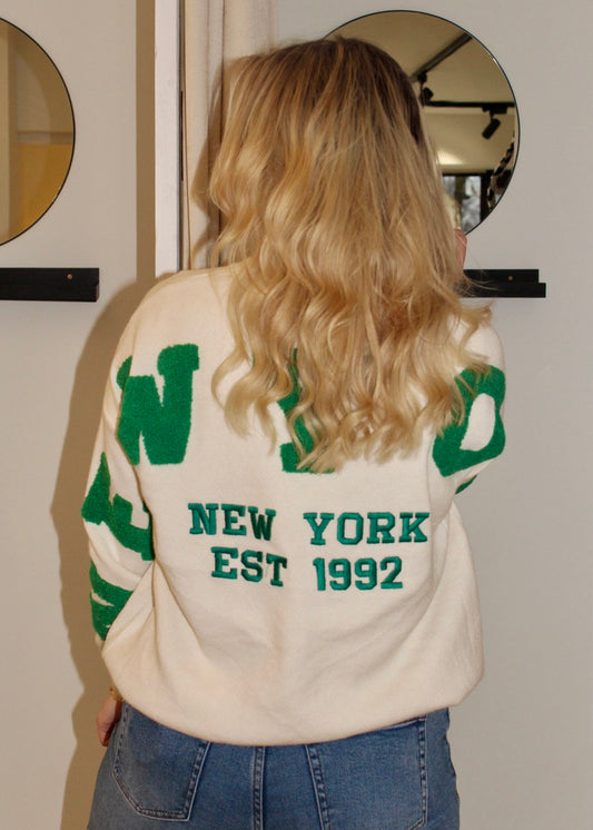 New York sweater groen