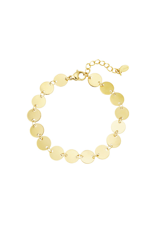 Armband circles goud